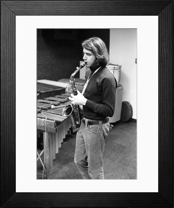 Framed Print : Frank Zappa Recording Session In NY Framed Print : Frank Zappa Recording Session In NY