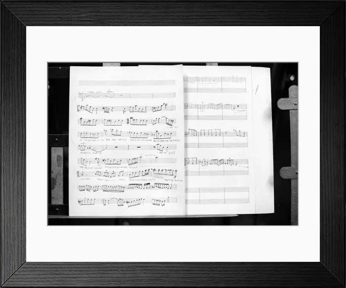 Framed Print : Frank Zappa Recording Session In NY Framed Print : Frank Zappa Recording Session In NY
