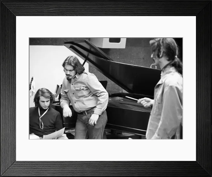 Framed Print : Frank Zappa Recording Session In NY Framed Print : Frank Zappa Recording Session In NY