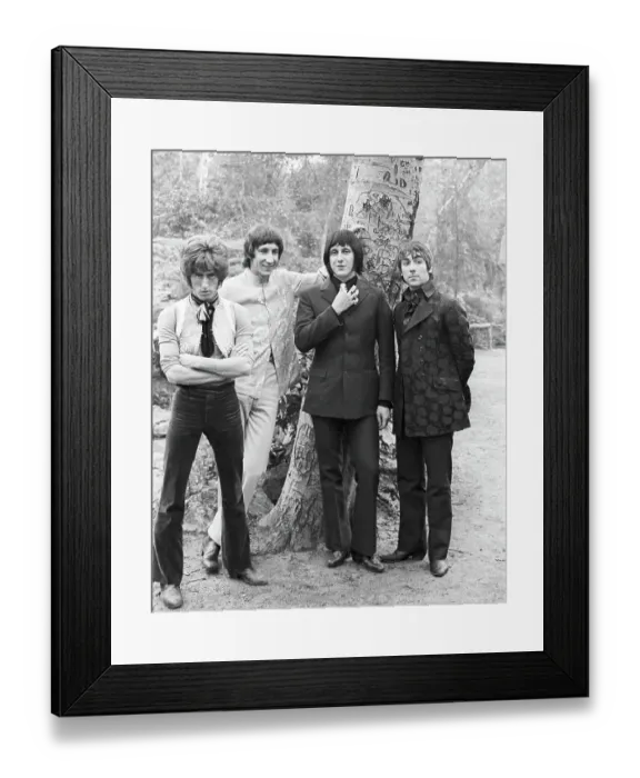 Framed Print : The Who Portrait Session In Griffith Park