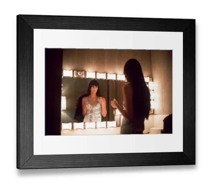 Framed Print : Cher Backstage Framed Print : Cher Backstage