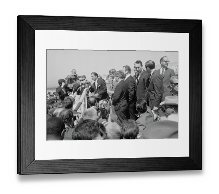 Framed Print : Robert F. Kennedy In Monterey Framed Print : Robert F. Kennedy In Monterey