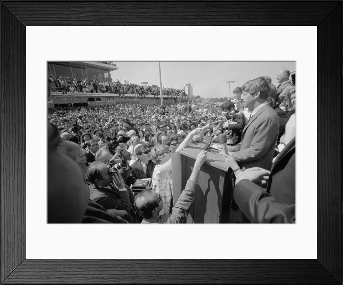 Framed Print : Robert F. Kennedy In Monterey Framed Print : Robert F. Kennedy In Monterey