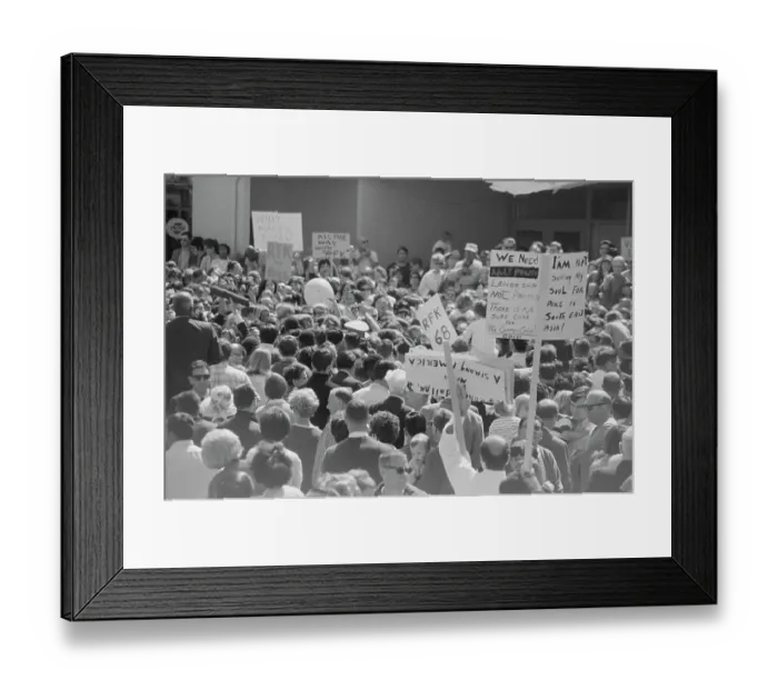 Framed Print : Robert F. Kennedy In Monterey Framed Print : Robert F. Kennedy In Monterey