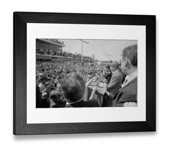 Framed Print : Robert F. Kennedy In Monterey Framed Print : Robert F. Kennedy In Monterey