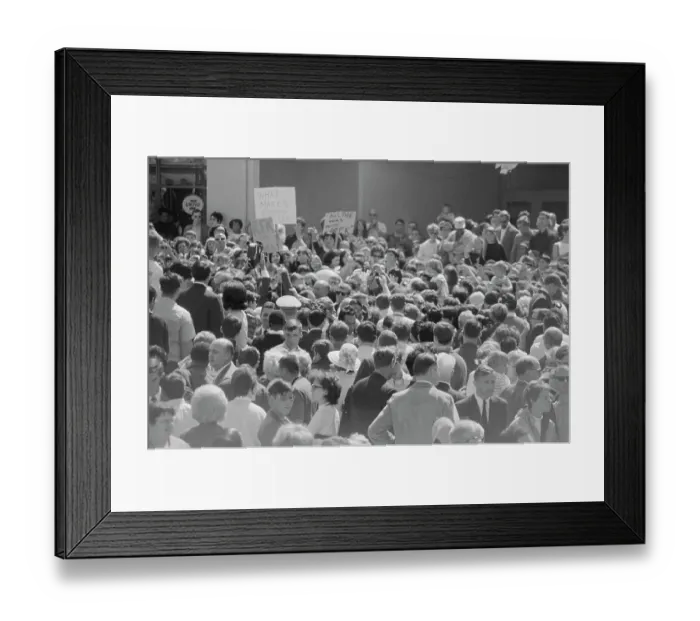 Framed Print : Robert F. Kennedy In Monterey Framed Print : Robert F. Kennedy In Monterey