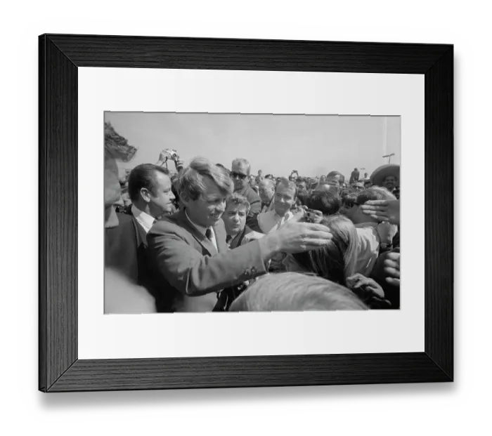 Framed Print : Robert F. Kennedy In Monterey Framed Print : Robert F. Kennedy In Monterey