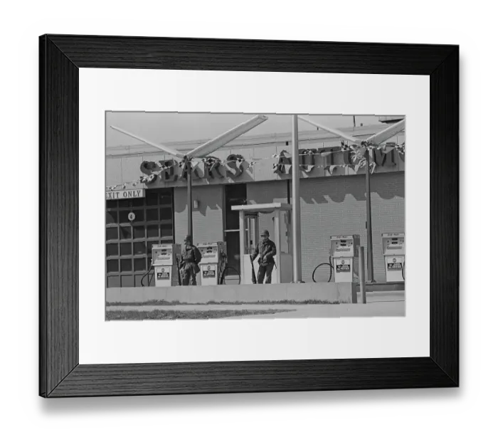 Framed Print : Baltimore Riots