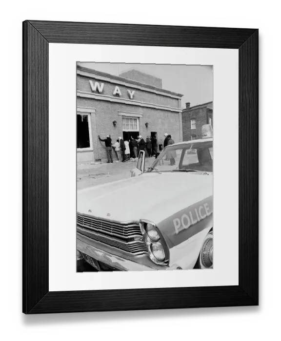 Framed Print : 1968 Washington Riots Framed Print : 1968 Washington Riots