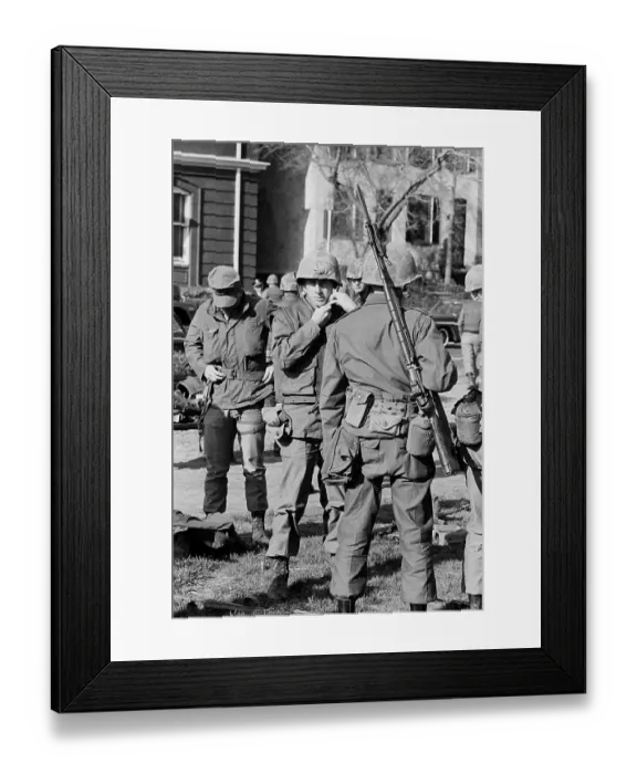 Framed Print : 1968 Washington Riots Framed Print : 1968 Washington Riots