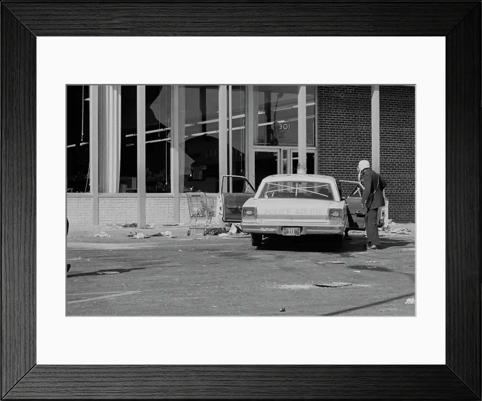 Framed Print : 1968 Washington Riots Framed Print : 1968 Washington Riots