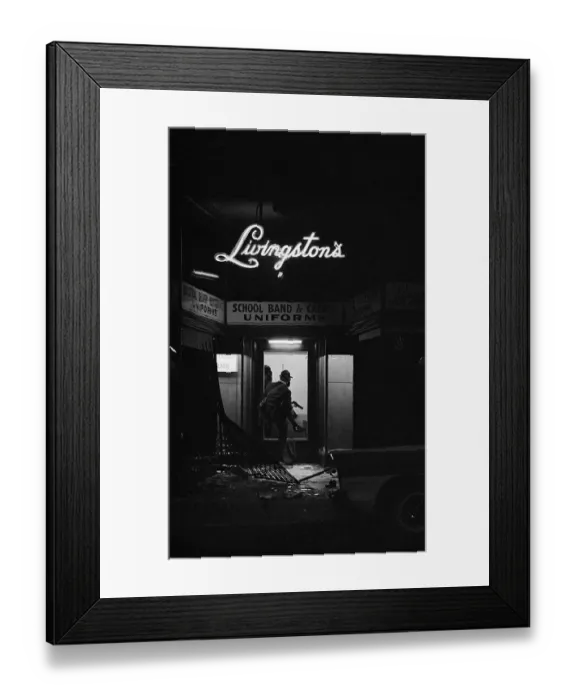 Framed Print : 1968 Washington Riots Framed Print : 1968 Washington Riots