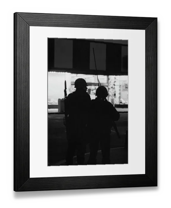 Framed Print : 1968 Washington Riots Framed Print : 1968 Washington Riots