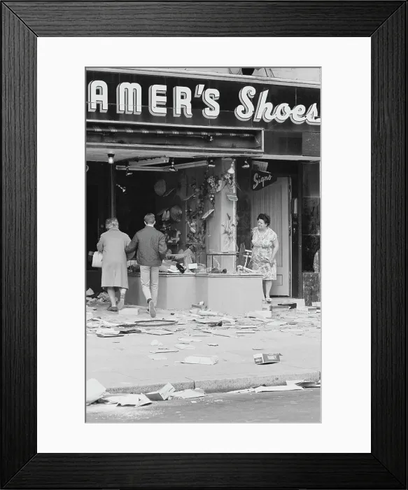 Framed Print : 1968 Washington Riots Framed Print : 1968 Washington Riots