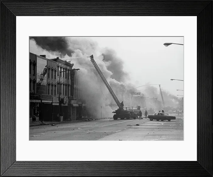 Framed Print : 1968 Washington Riots Framed Print : 1968 Washington Riots