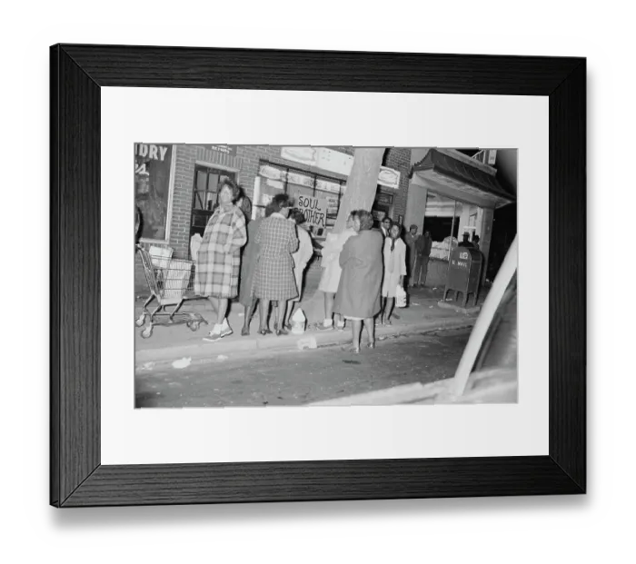 Framed Print : 1968 Washington Riots
