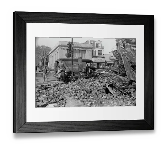 Framed Print : 1968 Washington Riots Framed Print : 1968 Washington Riots