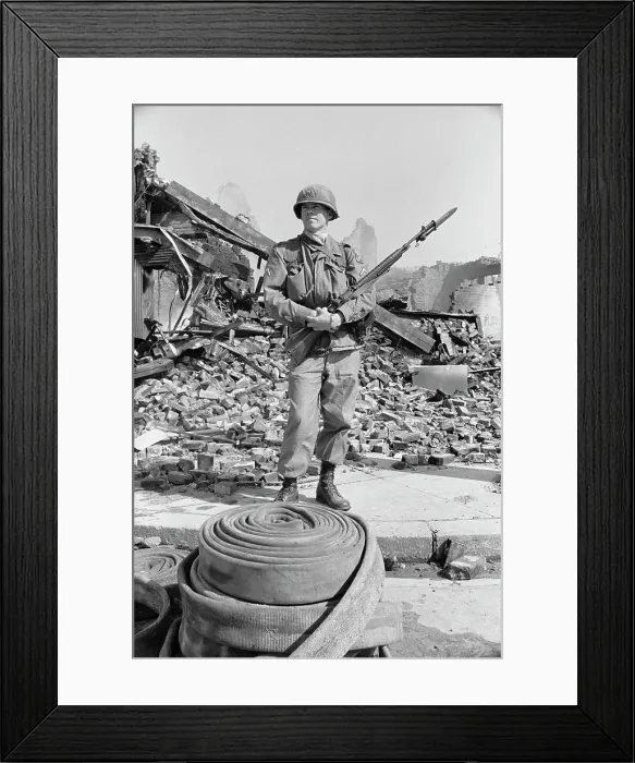 Framed Print : 1968 Washington Riots Framed Print : 1968 Washington Riots