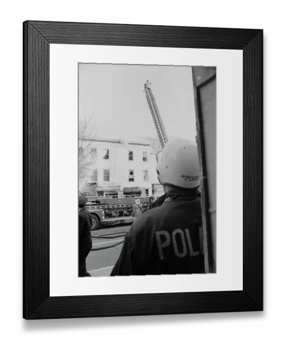 Framed Print : 1968 Washington Riots Framed Print : 1968 Washington Riots