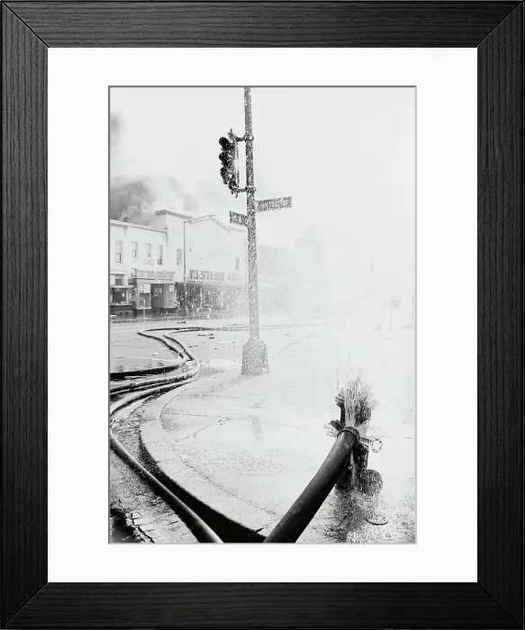 Framed Print : 1968 Washington Riots