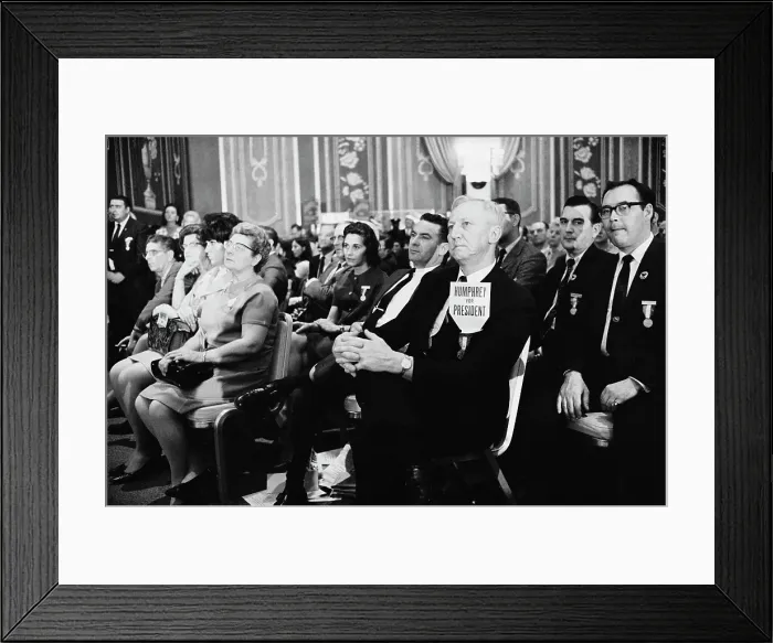 Framed Print : Humphrey For President Framed Print : Humphrey For President