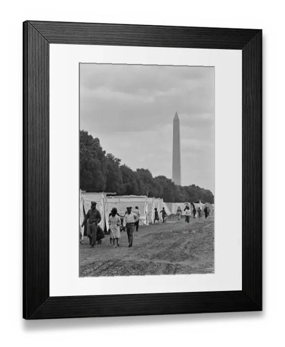 Framed Print : Resurrection City, Activists Protest Camp Framed Print : Resurrection City, Activists Protest Camp