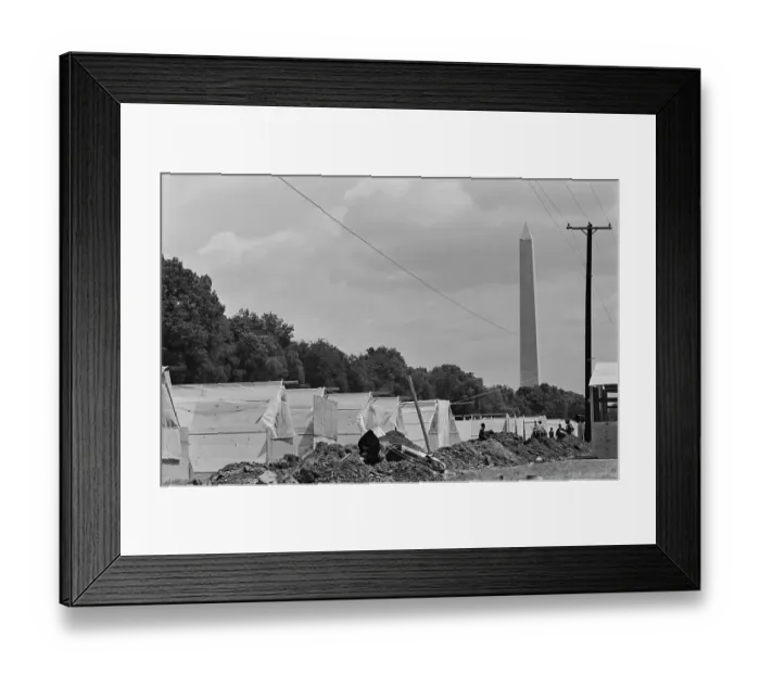 Framed Print : Resurrection City, Activists Protest Camp Framed Print : Resurrection City, Activists Protest Camp