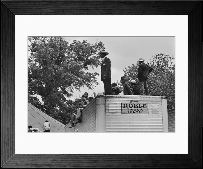 Framed Print : Resurrection City, Activists Protest Camp