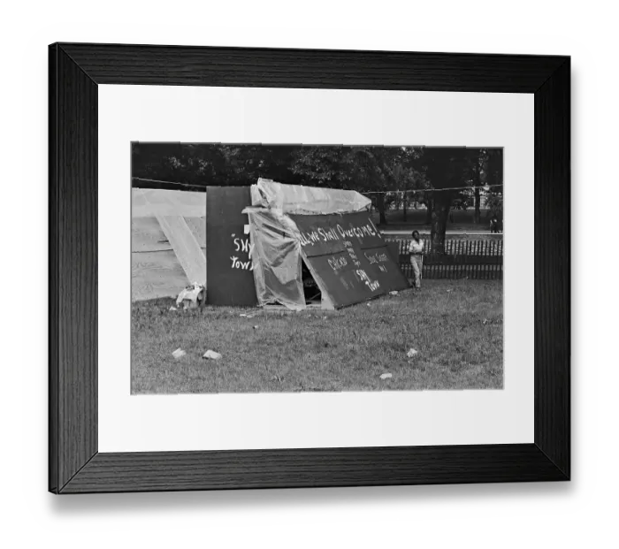 Framed Print : Resurrection City, Activists Protest Camp Framed Print : Resurrection City, Activists Protest Camp