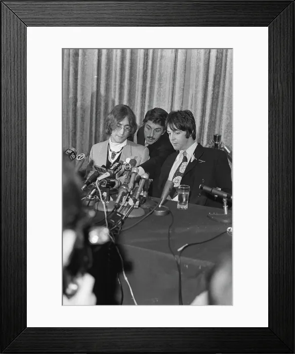 Framed Print : Apple Corps Announcement Framed Print : Apple Corps Announcement