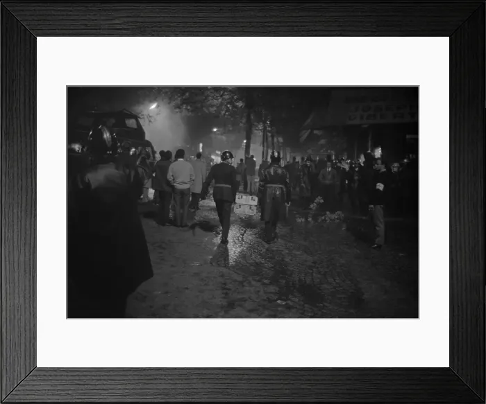 Framed Print : May Riots In Paris Framed Print : May Riots In Paris