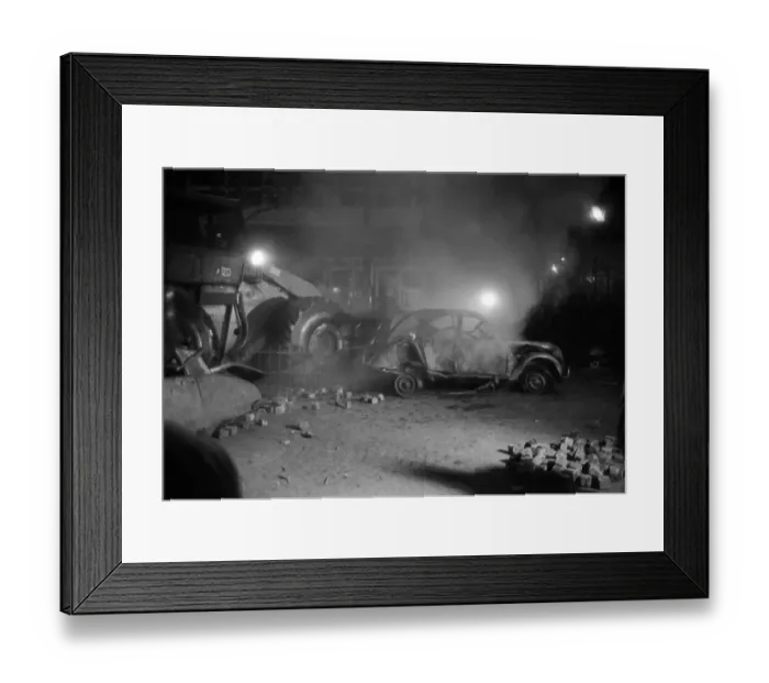Framed Print : May Riots In Paris Framed Print : May Riots In Paris