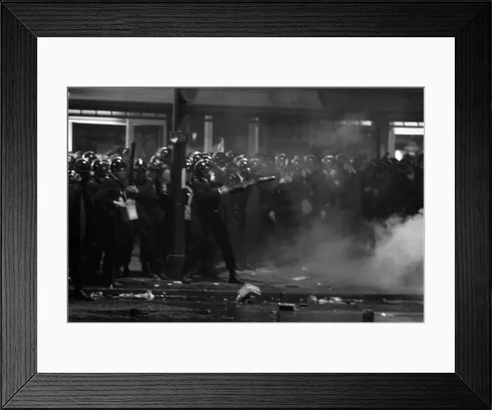 Framed Print : May Riots In Paris Framed Print : May Riots In Paris