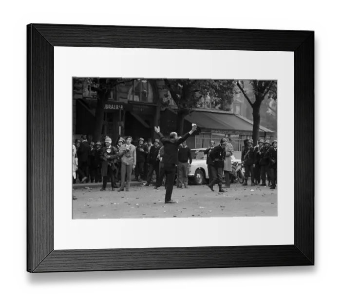 Framed Print : May Riots In Paris Framed Print : May Riots In Paris