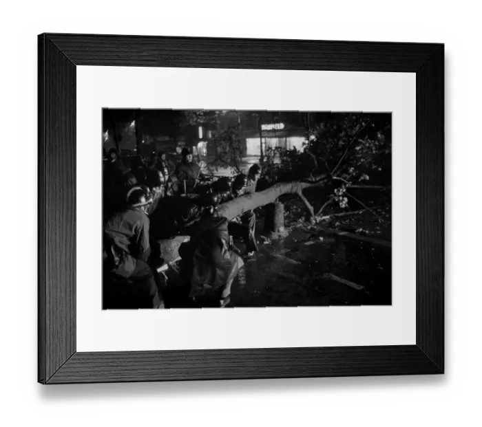 Framed Print : May Riots In Paris Framed Print : May Riots In Paris