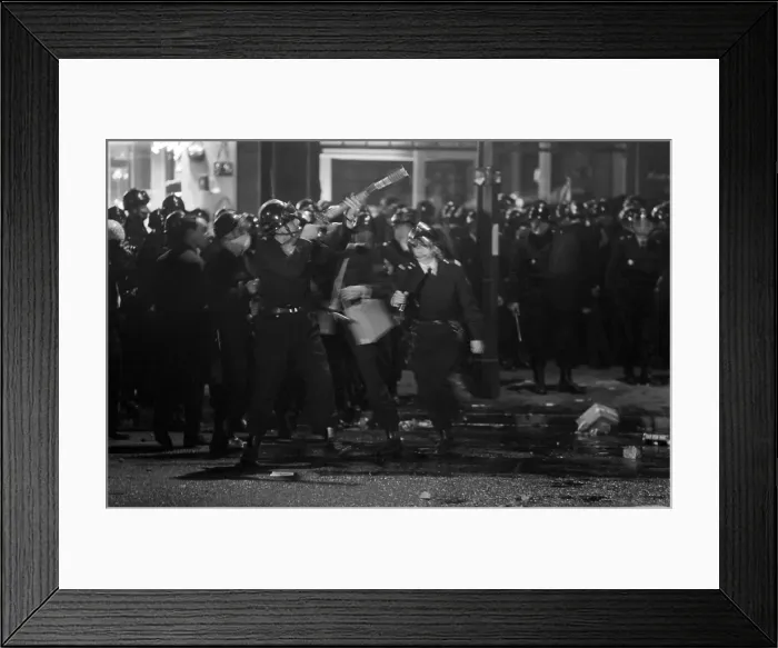 Framed Print : May Riots In Paris Framed Print : May Riots In Paris