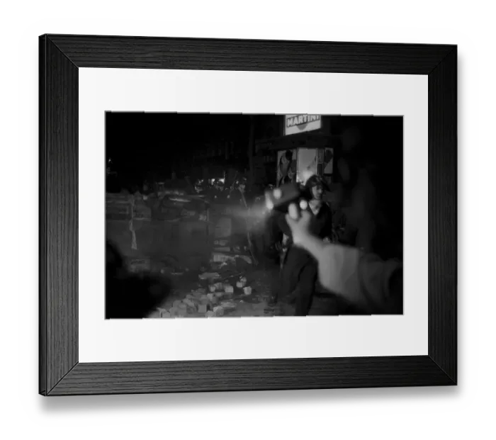 Framed Print : May Riots In Paris Framed Print : May Riots In Paris
