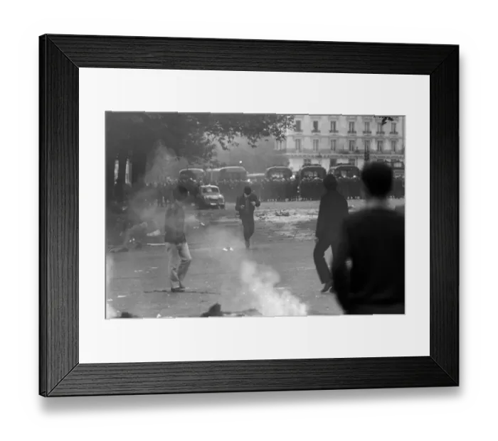 Framed Print : May Riots In Paris Framed Print : May Riots In Paris