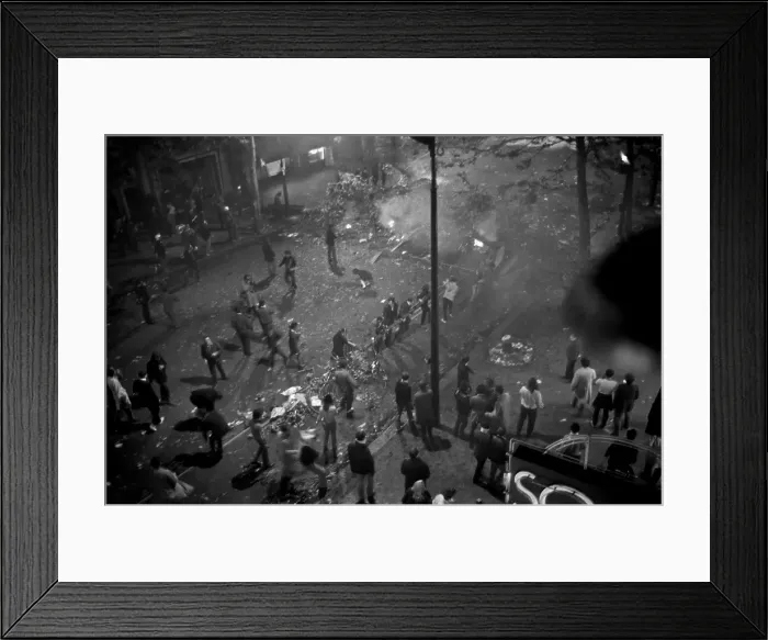 Framed Print : May Riots In Paris Framed Print : May Riots In Paris