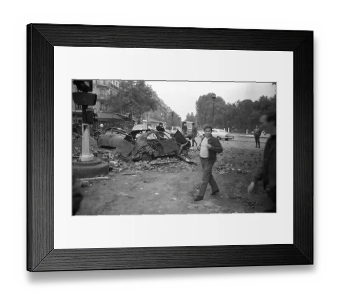 Framed Print : May Riots In Paris Framed Print : May Riots In Paris