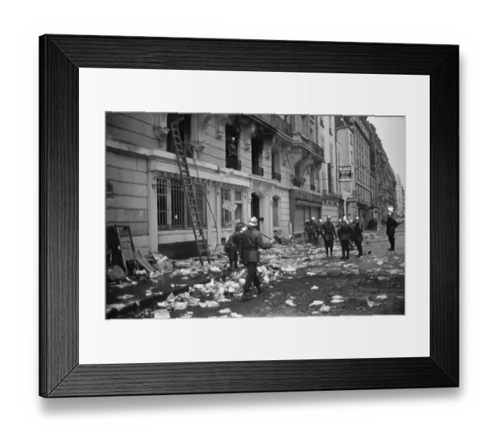 Framed Print : May Riots In Paris Framed Print : May Riots In Paris