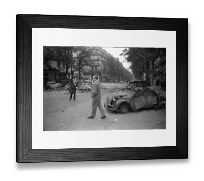 Framed Print : May Riots In Paris Framed Print : May Riots In Paris