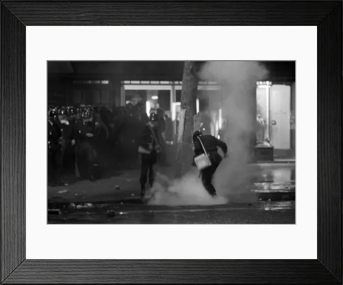 Framed Print : May Riots In Paris