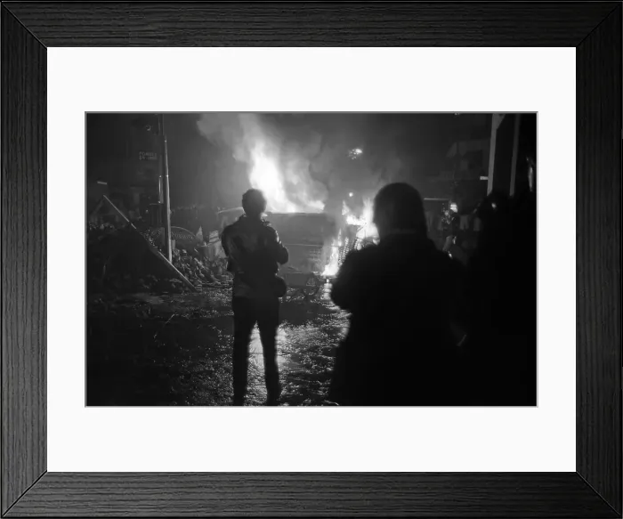 Framed Print : May Riots In Paris Framed Print : May Riots In Paris