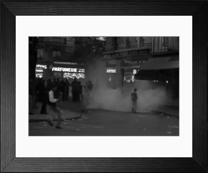 Framed Print : May Riots In Paris Framed Print : May Riots In Paris