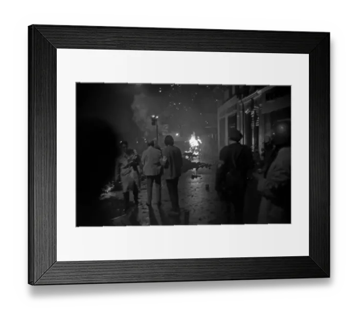 Framed Print : May Riots In Paris Framed Print : May Riots In Paris