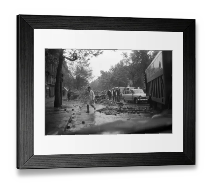Framed Print : May Riots In Paris Framed Print : May Riots In Paris