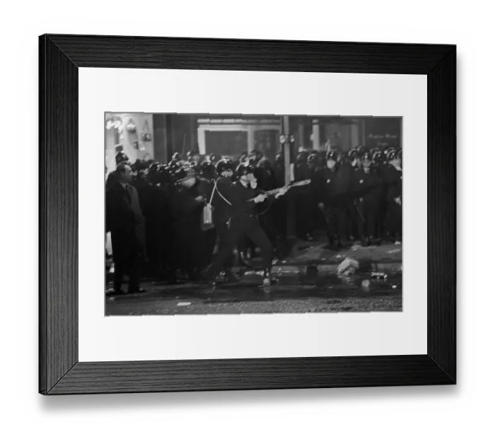 Framed Print : May Riots In Paris Framed Print : May Riots In Paris