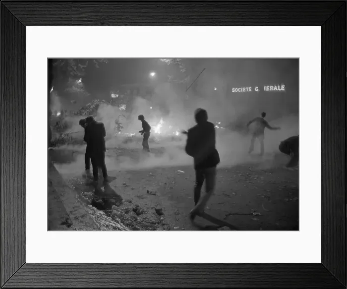 Framed Print : May Riots In Paris Framed Print : May Riots In Paris