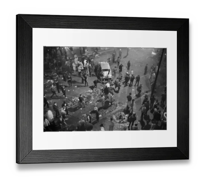Framed Print : May Riots In Paris Framed Print : May Riots In Paris